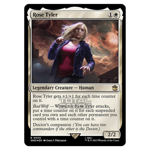 Magic The Gathering - Universes Beyond - Doctor Who - Rose Tyler (Commander) - 0005 Magic The Gathering - Universes Beyond - Doctor Who - Rose Tyler (Commander) - 0005