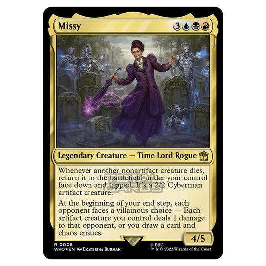 Magic The Gathering - Universes Beyond - Doctor Who - Missy (Commander) - 0008