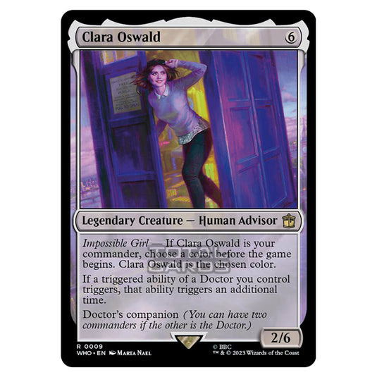 Magic The Gathering - Universes Beyond - Doctor Who - Clara Oswald - 0009