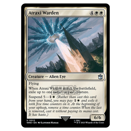 Magic The Gathering - Universes Beyond - Doctor Who - Atraxi Warden - 0012