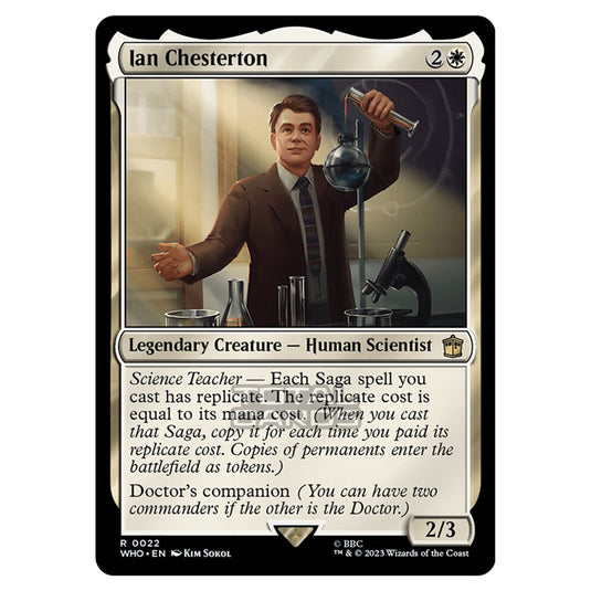 Magic The Gathering - Universes Beyond - Doctor Who - Ian Chesterton - 0022