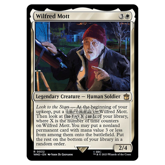 Magic The Gathering - Universes Beyond - Doctor Who - Wilfred Mott - 0032