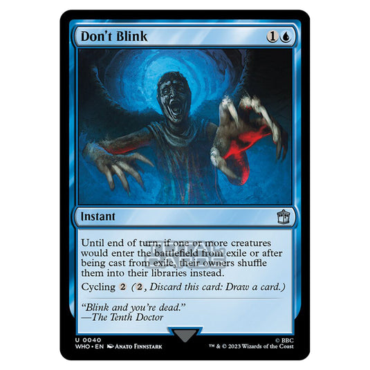 Magic The Gathering - Universes Beyond - Doctor Who - Don't Blink - 0040