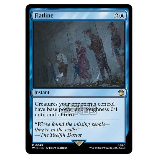 Magic The Gathering - Universes Beyond - Doctor Who - Flatline - 0043