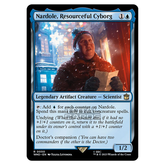 Magic The Gathering - Universes Beyond - Doctor Who - Nardole, Resourceful Cyborg - 0050