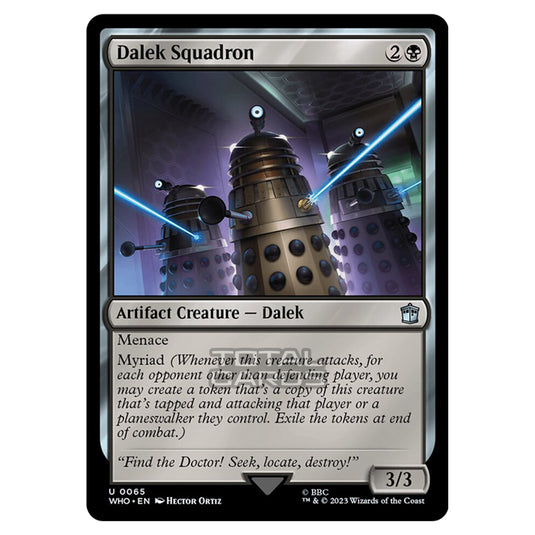 Magic The Gathering - Universes Beyond - Doctor Who - Dalek Squadron - 0065