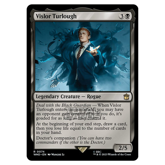 Magic The Gathering - Universes Beyond - Doctor Who - Vislor Turlough - 0074