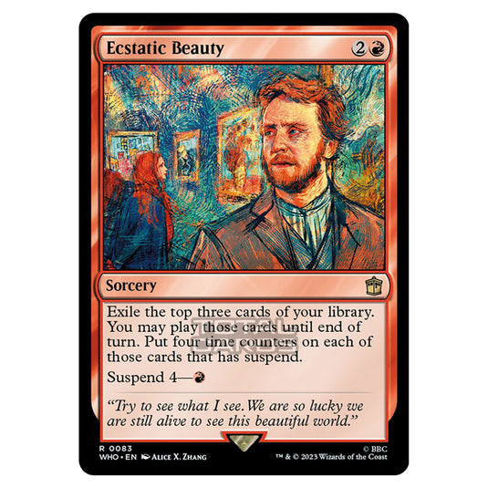 Magic The Gathering - Universes Beyond - Doctor Who - Ecstatic Beauty - 0083