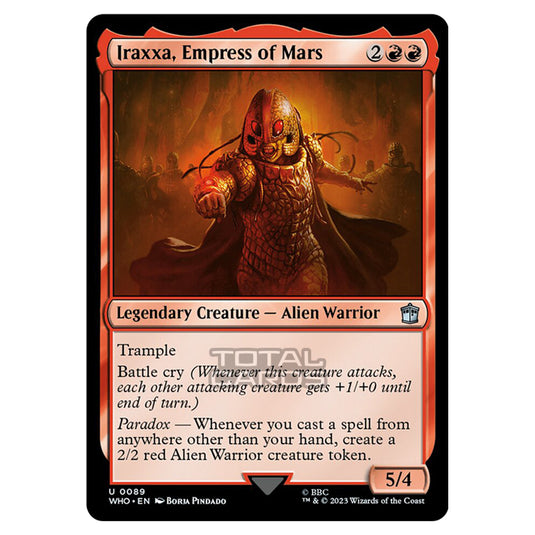 Magic The Gathering - Universes Beyond - Doctor Who - Iraxxa, Empress of Mars - 0089