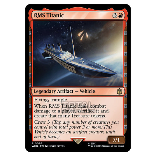 Magic The Gathering - Universes Beyond - Doctor Who - RMS Titanic - 0093