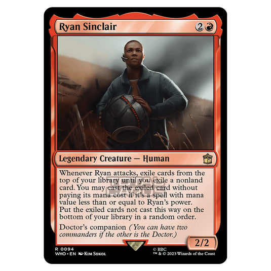 Magic The Gathering - Universes Beyond - Doctor Who - Ryan Sinclair - 0094