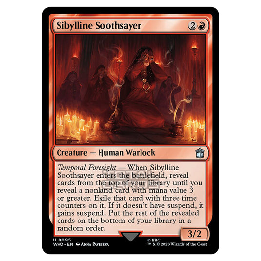 Magic The Gathering - Universes Beyond - Doctor Who - Sibylline Soothsayer - 0095