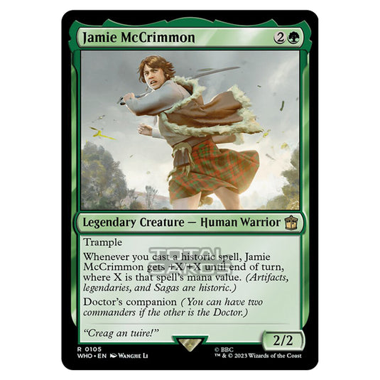 Magic The Gathering - Universes Beyond - Doctor Who - Jamie McCrimmon - 0105