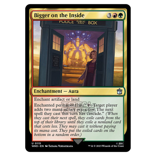 Magic The Gathering - Universes Beyond - Doctor Who - Bigger on the Inside - 0115