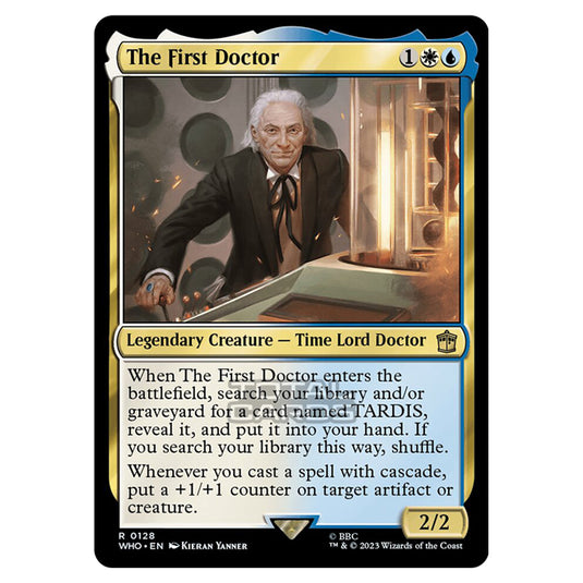 Magic The Gathering - Universes Beyond - Doctor Who - The First Doctor - 0128