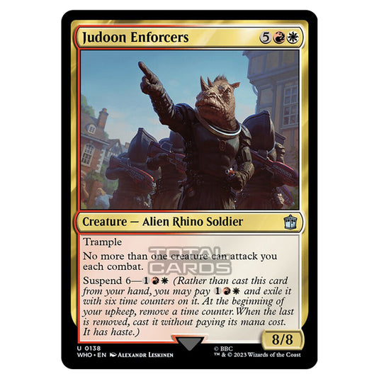 Magic The Gathering - Universes Beyond - Doctor Who - Judoon Enforcers - 0138