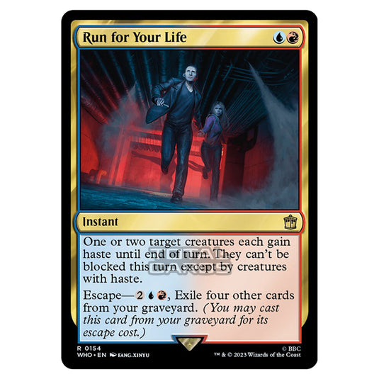 Magic The Gathering - Universes Beyond - Doctor Who - Run for Your Life - 0154