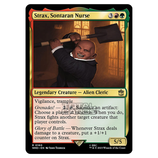 Magic The Gathering - Universes Beyond - Doctor Who - Strax, Sontaran Nurse - 0160