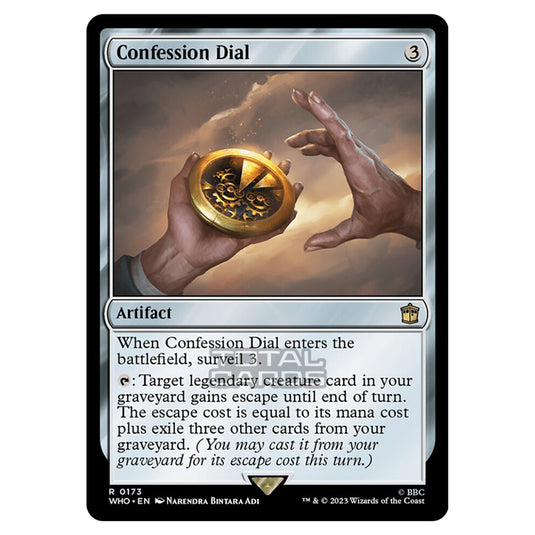 Magic The Gathering - Universes Beyond - Doctor Who - Confession Dial - 0173