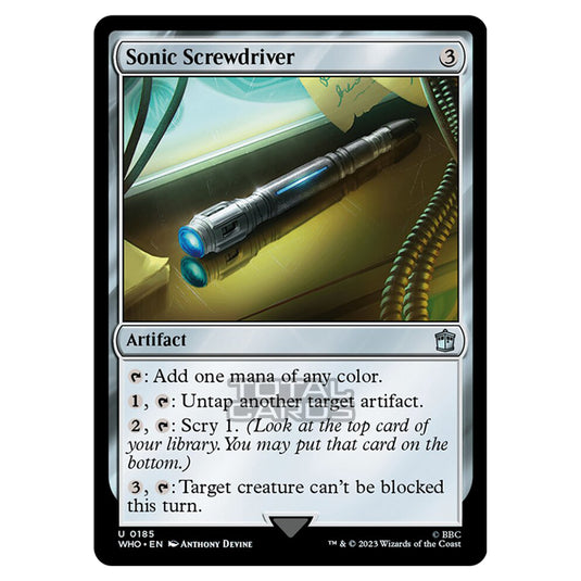 Magic The Gathering - Universes Beyond - Doctor Who - Sonic Screwdriver - 0185