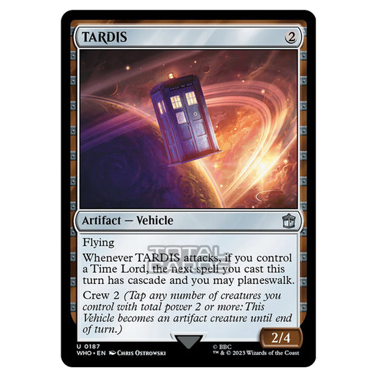 Magic The Gathering - Universes Beyond - Doctor Who - TARDIS - 0187