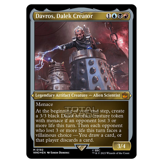 Magic The Gathering - Universes Beyond - Doctor Who - Davros, Dalek Creator (Display Commander) - 0192