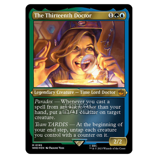 Magic The Gathering - Universes Beyond - Doctor Who - The Thirteenth Doctor (Display Commander) - 0195