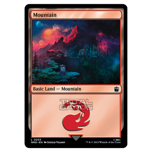 Magic The Gathering - Universes Beyond - Doctor Who - Mountain - 0203