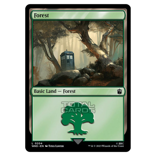 Magic The Gathering - Universes Beyond - Doctor Who - Forest - 0204