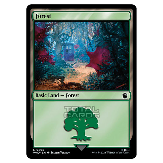 Magic The Gathering - Universes Beyond - Doctor Who - Forest - 0205