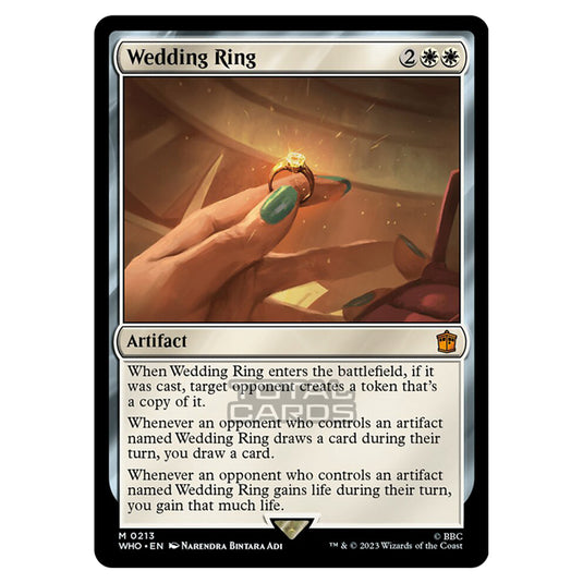 Magic The Gathering - Universes Beyond - Doctor Who - Wedding Ring - 0213