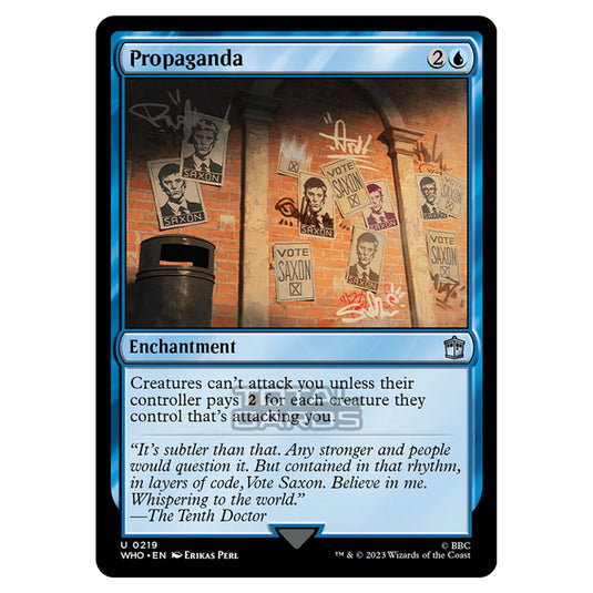 Magic The Gathering - Universes Beyond - Doctor Who - Propaganda - 0219