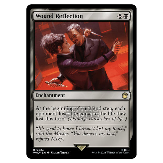 Magic The Gathering - Universes Beyond - Doctor Who - Wound Reflection - 0223