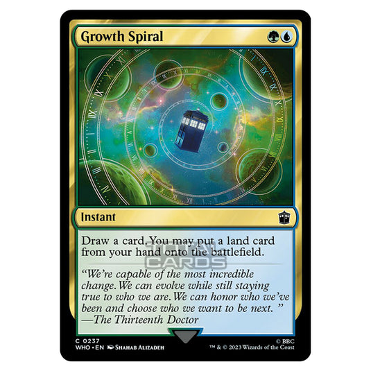 Magic The Gathering - Universes Beyond - Doctor Who - Growth Spiral - 0237