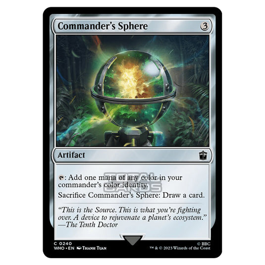 Magic The Gathering - Universes Beyond - Doctor Who - Commander's Sphere - 0240