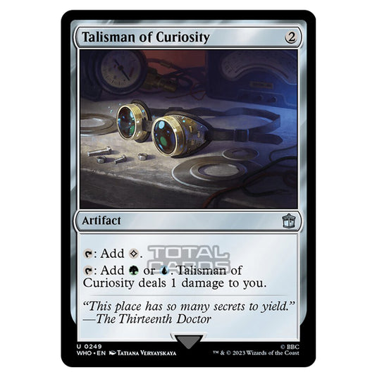 Magic The Gathering - Universes Beyond - Doctor Who - Talisman of Curiosity - 0249