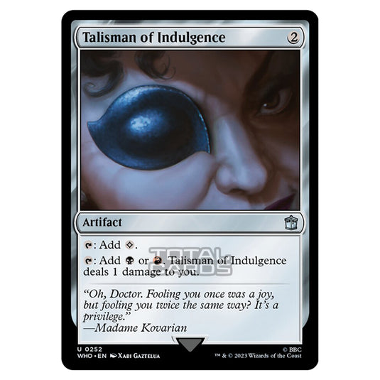 Magic The Gathering - Universes Beyond - Doctor Who - Talisman of Indulgence - 0252