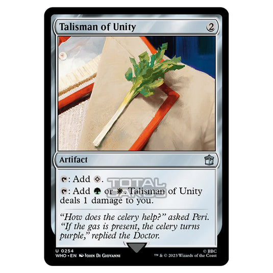 Magic The Gathering - Universes Beyond - Doctor Who - Talisman of Unity - 0254