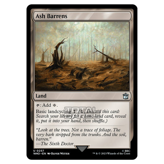 Magic The Gathering - Universes Beyond - Doctor Who - Ash Barrens - 0257