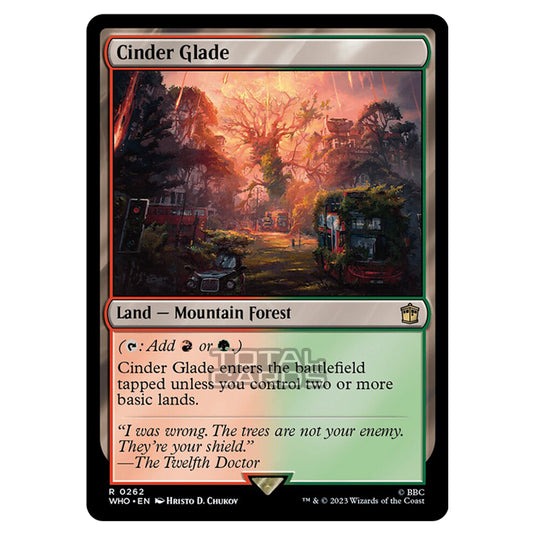 Magic The Gathering - Universes Beyond - Doctor Who - Cinder Glade - 0262