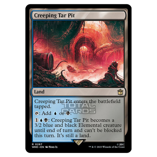 Magic The Gathering - Universes Beyond - Doctor Who - Creeping Tar Pit - 0267