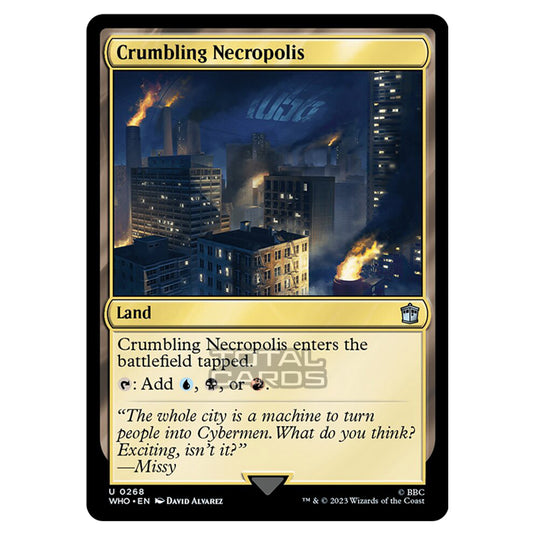 Magic The Gathering - Universes Beyond - Doctor Who - Crumbling Necropolis - 0268