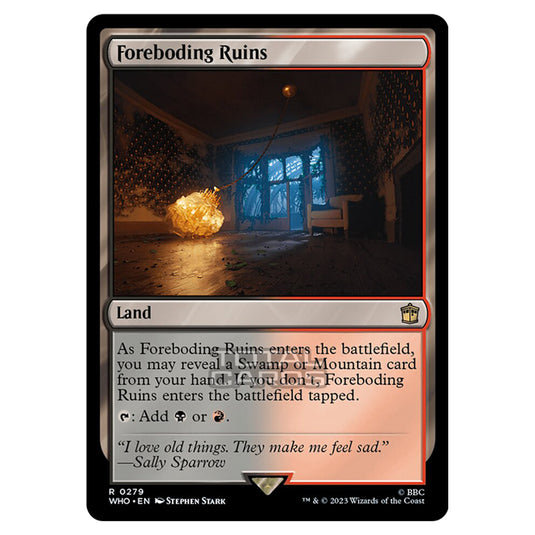 Magic The Gathering - Universes Beyond - Doctor Who - Foreboding Ruins - 0279