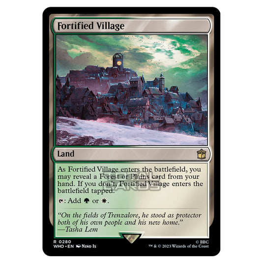 Magic The Gathering - Universes Beyond - Doctor Who - Fortified Village - 0280