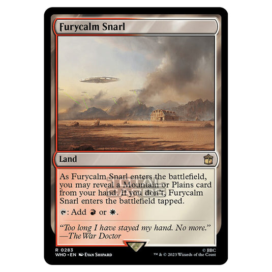 Magic The Gathering - Universes Beyond - Doctor Who - Furycalm Snarl - 0283