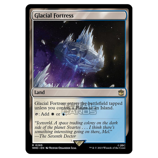 Magic The Gathering - Universes Beyond - Doctor Who - Glacial Fortress - 0285