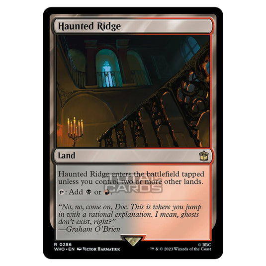 Magic The Gathering - Universes Beyond - Doctor Who - Haunted Ridge - 0286