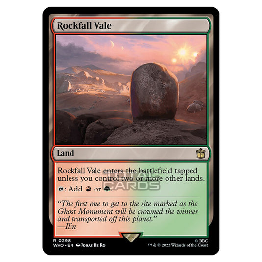 Magic The Gathering - Universes Beyond - Doctor Who - Rockfall Vale - 0298