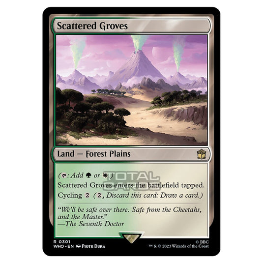 Magic The Gathering - Universes Beyond - Doctor Who - Scattered Groves - 0301