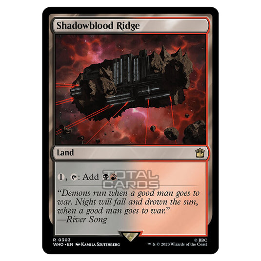 Magic The Gathering - Universes Beyond - Doctor Who - Shadowblood Ridge - 0303